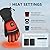 SAMZX Heated Gloves for Men Women, Electric 3-Level Heating Gloves with Touchscreen, Rechargeable Battery Powered Winter Warm Glove Liners for Motorcycle Skiing Hiking Cycling Hunting Outdoor Work, L
