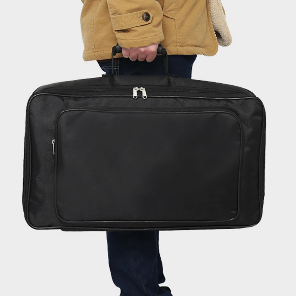 SEWACC Oxford Effektgerät Tasche Xl Stoßfest Wasserabweisend Oxford Gewebe Tragetasche für Gitarren Effekte Audio Effektgeräte Aufbewahrungstasche für Musiker und Reisen