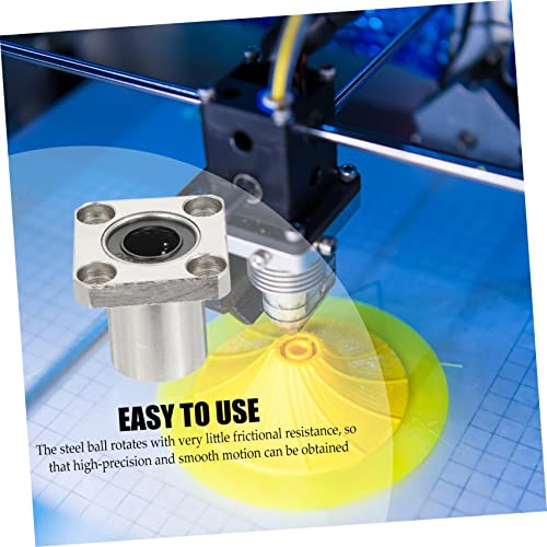 Mobestech 2 Peças Eixo De Guia Linear Acessórios Esportivos Rolamentos Lineares Extras Rolamentos Li