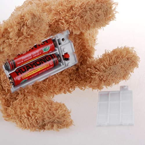 AFROTYE Teddy Electronic Interactive Toy Walking, Barking, Wagging Tail,Stretching Puppy Dog Gifts for Kids & Pets Emotional Support, Toy -Ultra Soft & Realistic - Thumbnail 4