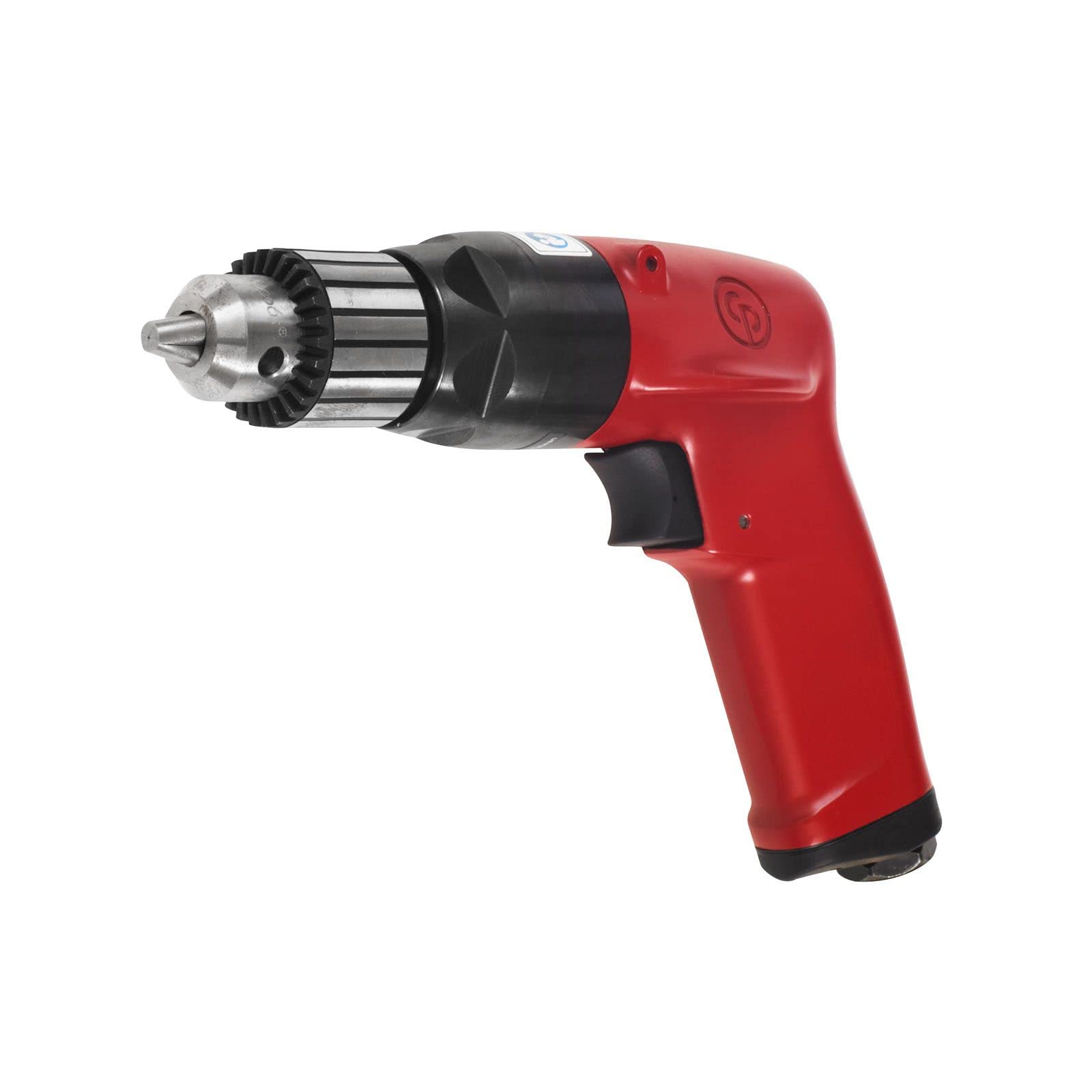 Chicago Pneumatic CP1117P32 - Air Power Drill, 3/8 Inch (10 mm), Keyed Chuck, Pistol Handle, 1.01 HP / 750 W, Stall Torque 4 ft. lbf / 5.4 NM, 3200 RPM, Hand Drill, Power Tools & Home Improvement