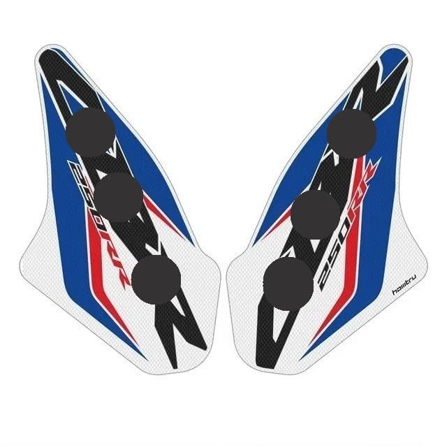 Autocollants de réservoir CBR250RR 2017-2021 antidérapants noir