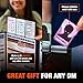 TIDYBOSS 4-Panel Customizable DM Screen with 50 Pieces Erasable Acrylic Initiative Trackers | Dungeons and Dragons Starter Set | DND Starter kit d&d Accessories | DND Gifts | DND dm Supplies