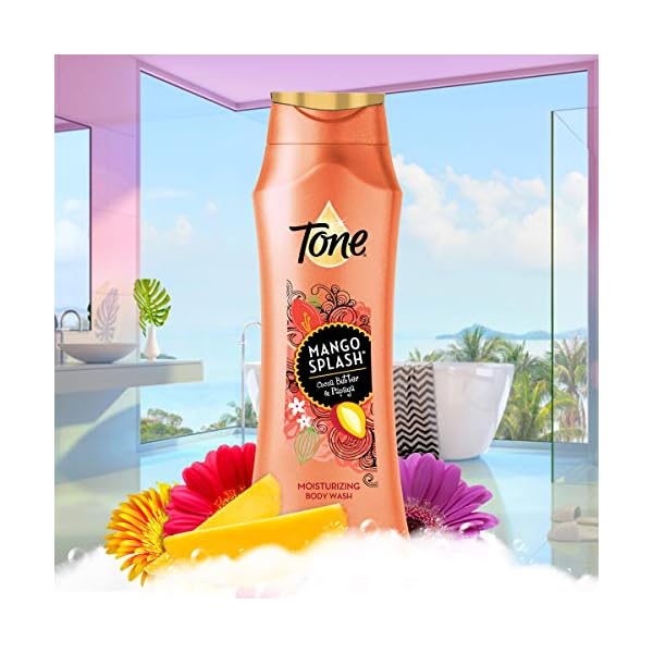 Tone-Body-Wash-Mango-Splash-18-Ounce-Pack-of-6 Tone Body Wash, Mango Splash,18 Fl Oz (Pack of 6)
