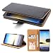 Galaxy Note 8 Case, SOWOKO [Book Style] Note 8 Leather Wallet Case Flip Folio Shockproof Protection Cover with Credit Card Slots and Kickstand for Samsung Galaxy Note 8 (Black)