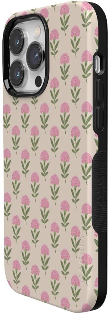 Casely iPhone 14 Pro Case | Jenna's Flowers | Fun on Weekdays | Bold Protective Design | Compatible with MagSafe