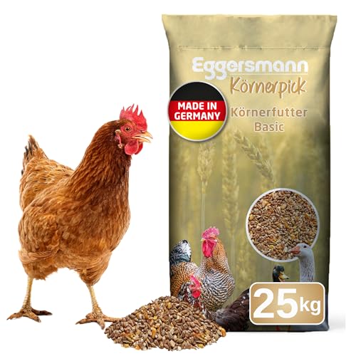 Eggersmann Grain Pick Aliment pour Poulets 25 kg - Aliment céréalier de Base pour Poulets Aliment pour volailles - Mélange de céréales de qualité supérieure pour Poulets, oies et Canards