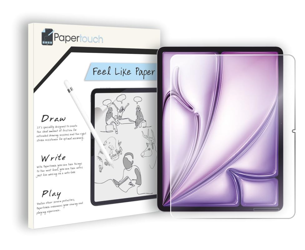 Papertouch Screen Guard Compatible with Apple iPad Air 13 (2024) 13 inch (Paperlike Pack of 1) (B0D5YR94BH) Amazon Price History, Amazon Price Tracker