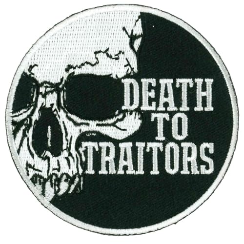 Hot Leathers Death To Traitors Patch PPL9948-3 Width x 3 Height Inches