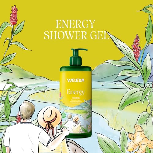Weleda Aroma Shower Energy XXL Duschgel 750 ml vegan mit Pumpspender – Ansicht 2