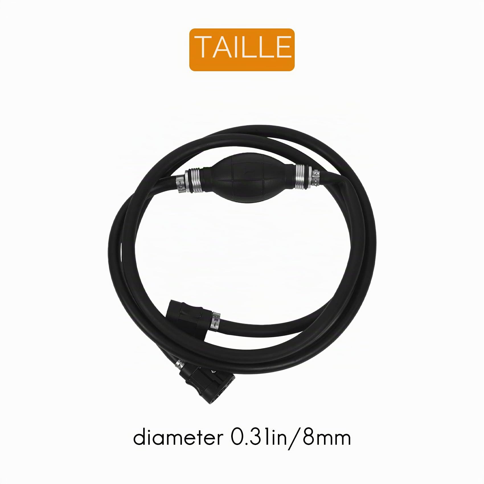 Tuyau de tuyau de carburant extérieur bottes moteur essence connecteur kit pour moteur
