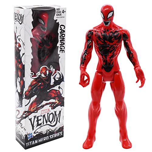 Venom muñeco Figura de acción Coleccionable, Marvel Carnage Titan Hero Series Venom Figura de...