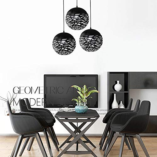 Suspension e27 Macaron luminaire de plafond métal pour restaurant - 4