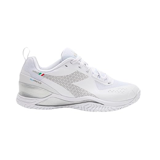 Diadora Blushield Torneo AG Women's Tennis Shoes - Size 8.5 White
