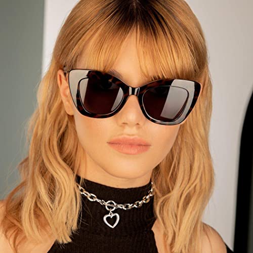 FREYRS Magnolia Designer Fashion Large Cat Eye Womens Sunglasses2