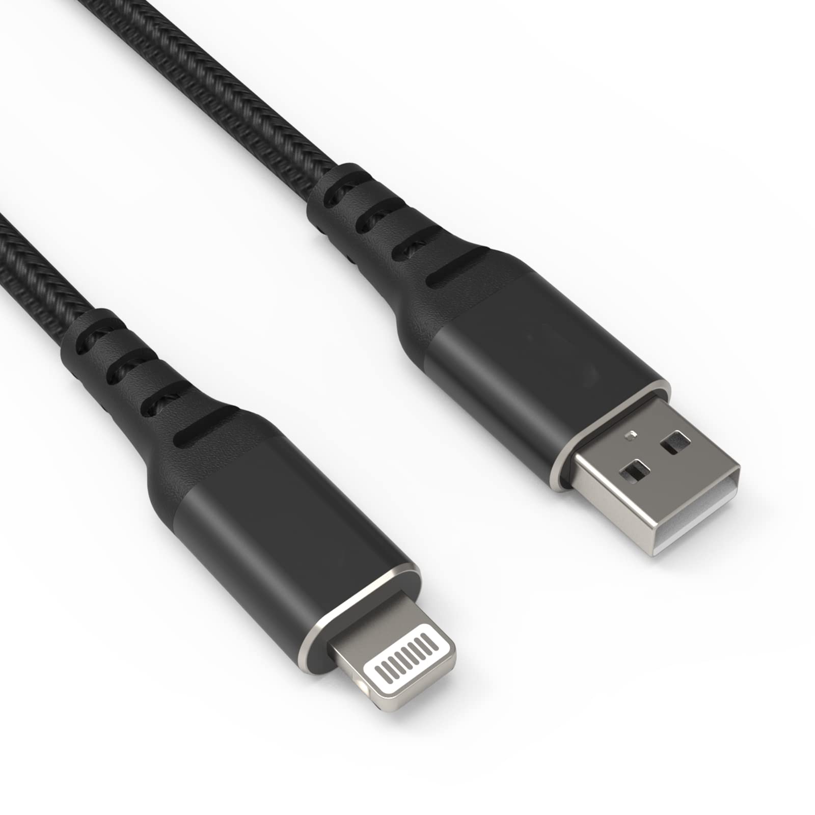 iPhone Charging Cable, 5.9 ft (1.8 m), Apple Certified, Lightning Cable,  iPhone Cable, Latest C89 Connector, Quick Charging, Data Syncing, Nylon