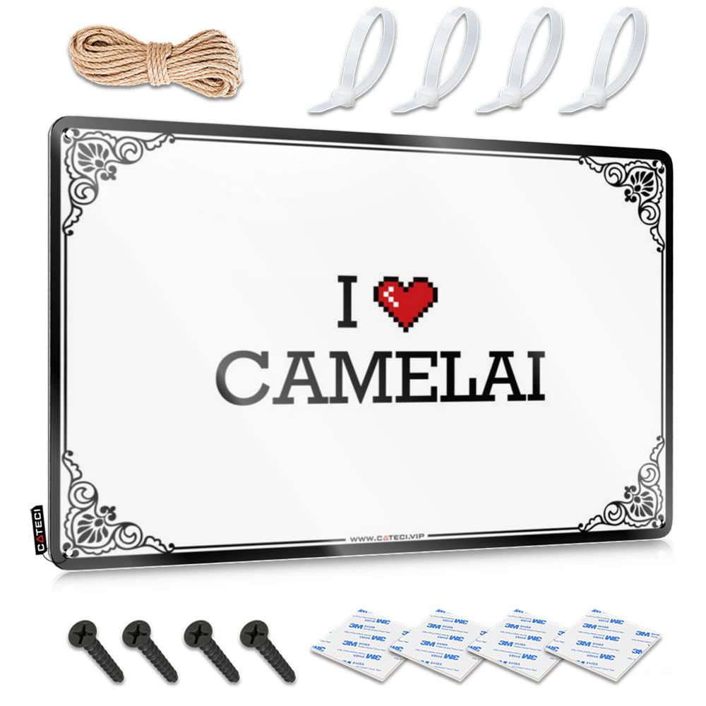 Fzfn Men's Colour I Love Camelai Stuff For Vintage - Plaques Sweet Vintage Wall Art(30X40cm)