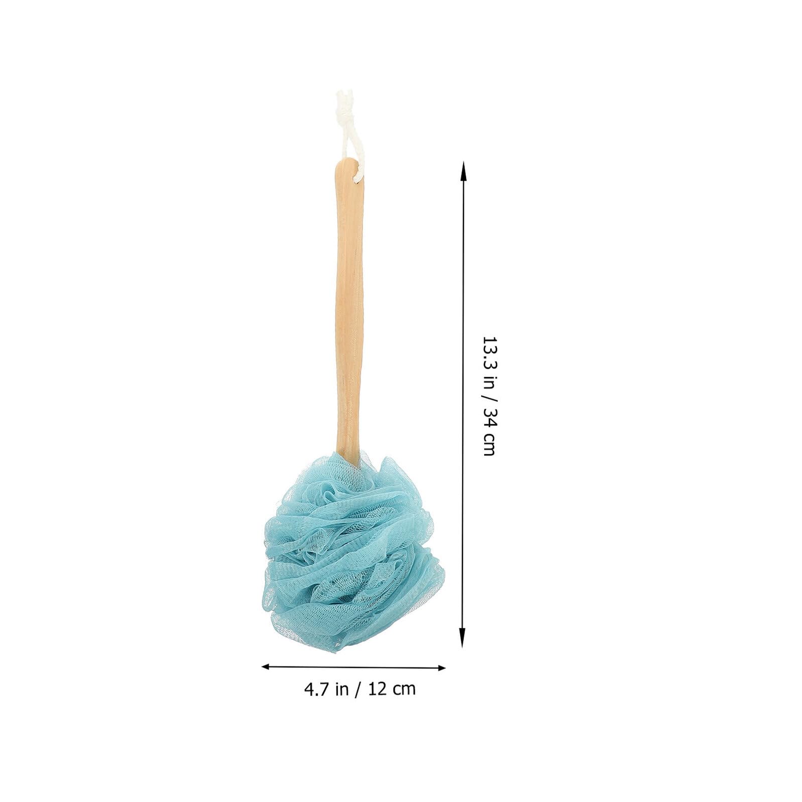 8pezzi Spazzola per Schiena Doccia Manico Nylon Spazzola Esfoliante Morbida per Bagno Strumento Scrub per Corpo Pulizia Profonda