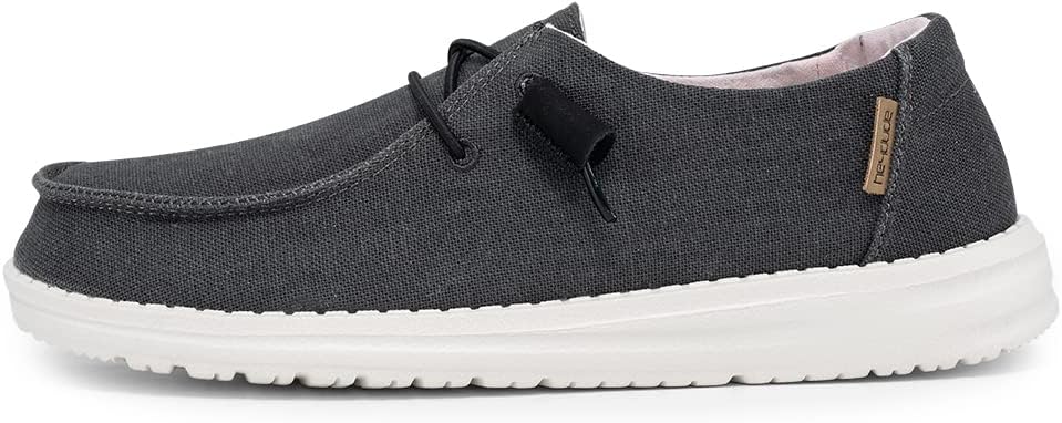 Hey Dude Womens Wendy Chambray 8 Off Black