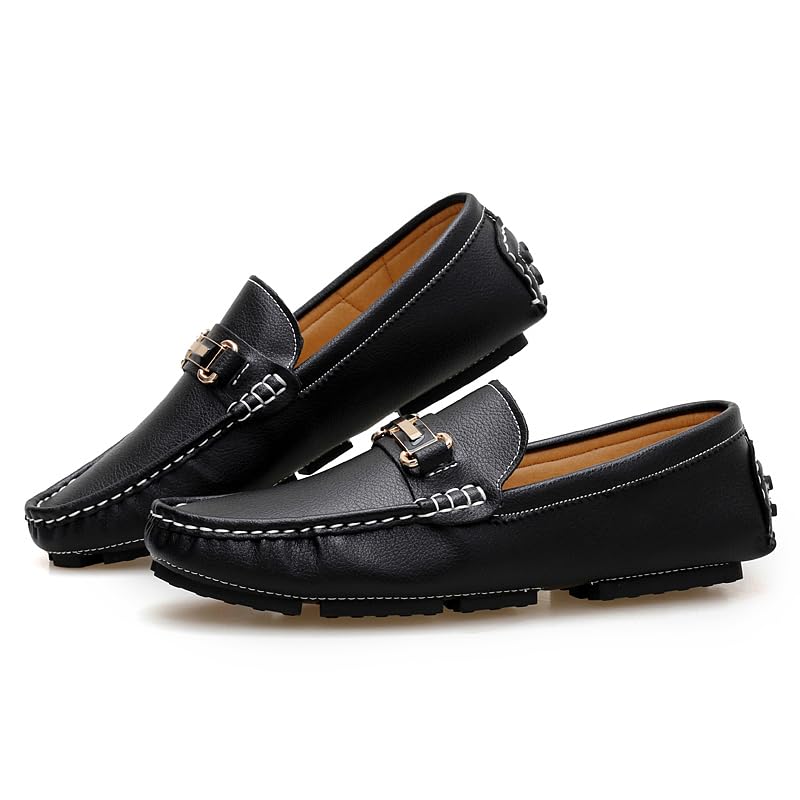 Loafers Men Fashion Slip on Shoes Man Comfy Men's Driving Flats Casual Leather Moccasins All-Match Male Lazy Footwear2