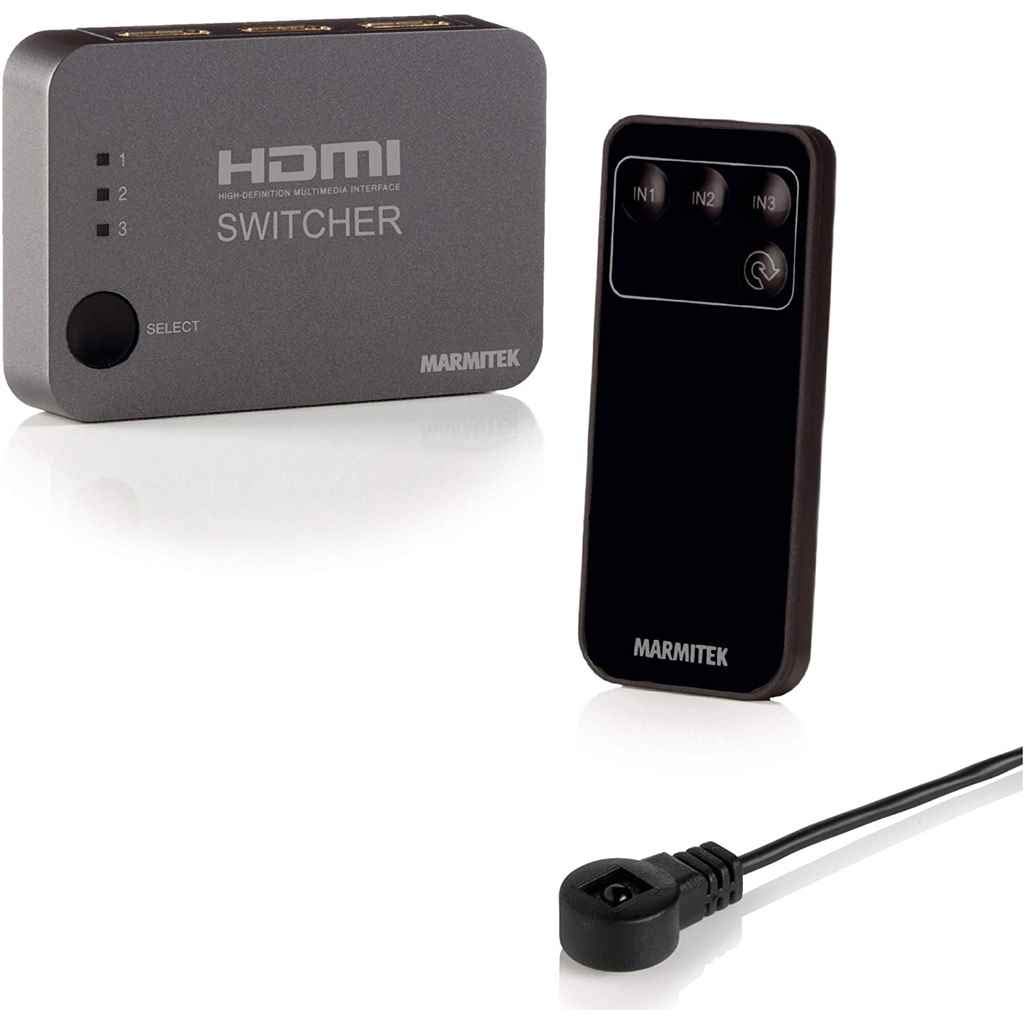 Marmitek Connect 310 UHD 4K 2.0 HDMI auto switch - - Voor 23