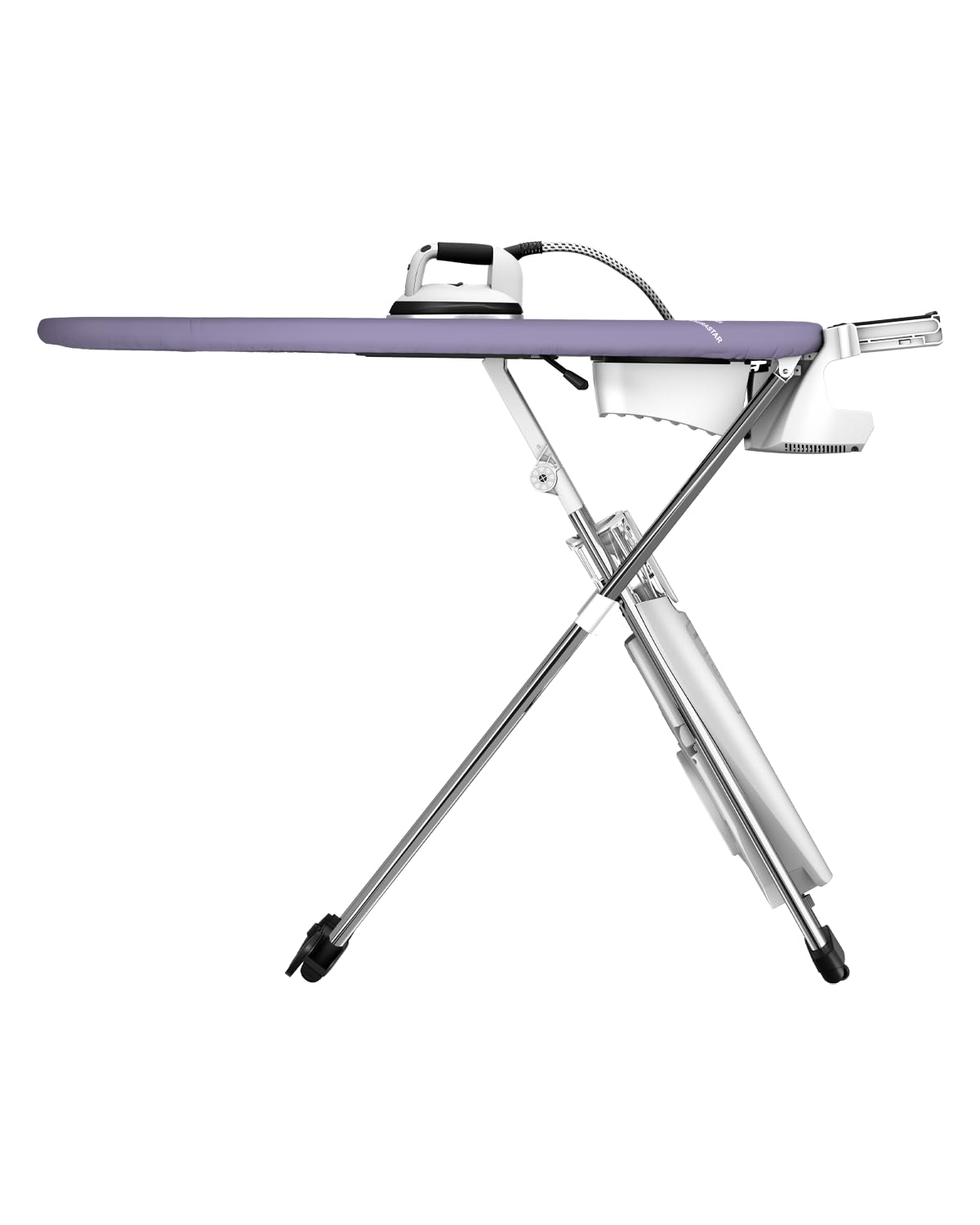Laurastar S Pure Xtra Système de repassage, Vapeur Hygiénique Elimine Bactéries et Acariens, Table Active, Roulettes, Réservoir Amovible