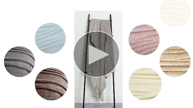 Bear & Panda Waffle Flannel Fleece Mink Throw - Sofa/Bedspread/travel Blankets U2013Honeycomb Super Soft, Light-weighted, Warm, Cosy Large Size Single