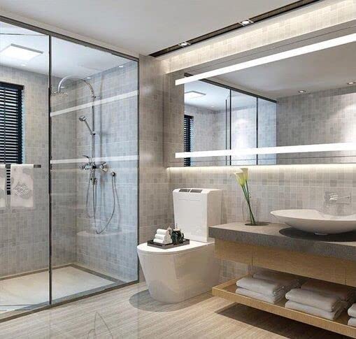 Image of FOKRIM Marble Wallpaper 45x300cm (14 SQFT) Sticker Wallpaper, Peel and Stick, Removable, Self-Adhesive, Waterproof, Decorative Wallpaper for Home, Kitchen, Bedroom, Office (Silver, 60x200)