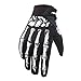 RIGWARL Winter Gloves Skeleton Zombie Bones Design Windproof Waterproof Riding Biking Climbing Motorcycling Cycling Working Gardening (M, Black)