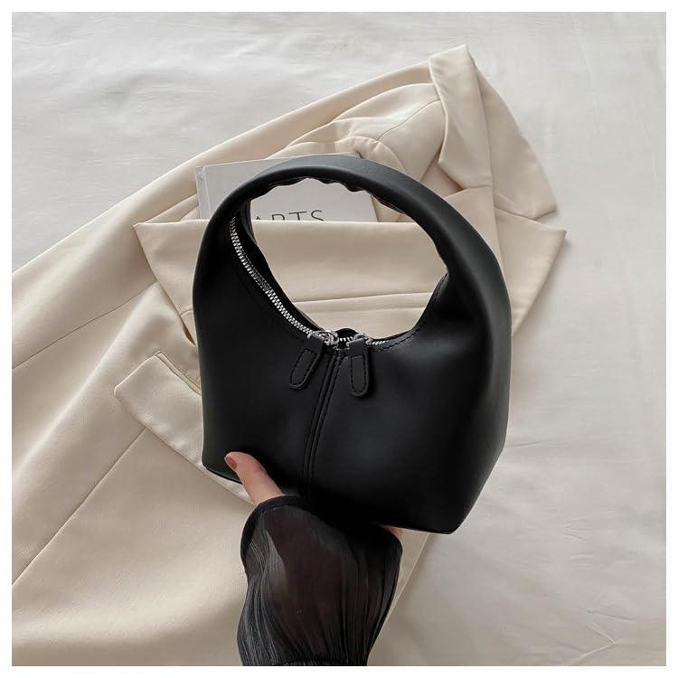Bolso pequeño con asa superior para mujer, mini bolso de color caramelo, bolso veraniego sencillo para compras miniatura 7