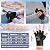 AlisOker Winter Heated Gloves for Men Women Electric Fingerless Heated Gloves with Dual-USB Charging Cable for Typing Driving