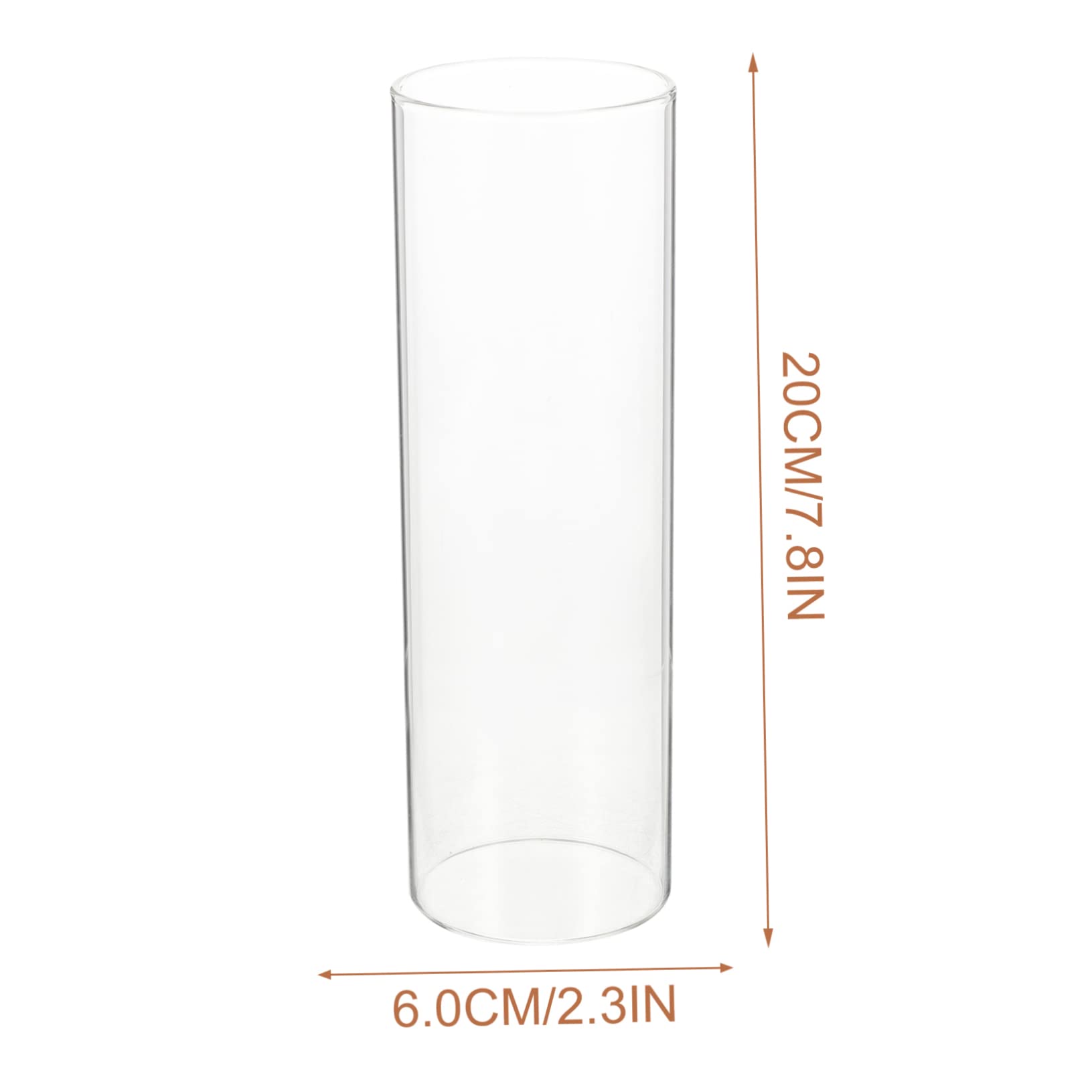 Gatuida 6 Stück schwimmende Kerzenvase klarer Behälter Schwimmkerzen für Wasser elegant Schwebend groß hochzeitsdeko hochzeitsdeco Zylindervasen schwimmende Kerzen für Mittelstücke Vasen