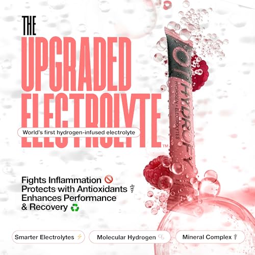 Image of Hydrofy Hydrogen Water + Electrolytes Drink Mix | H2 Hydration Packets with Molecular Hydrogen, Sodium, Potassium, Magnesium, Calcium, and Minerals | No Sugar | Lemon Lime | 25 ct