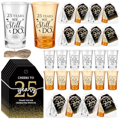 SiliFine 36 Sets 25th Wedding Anniversary Party Favors We Still