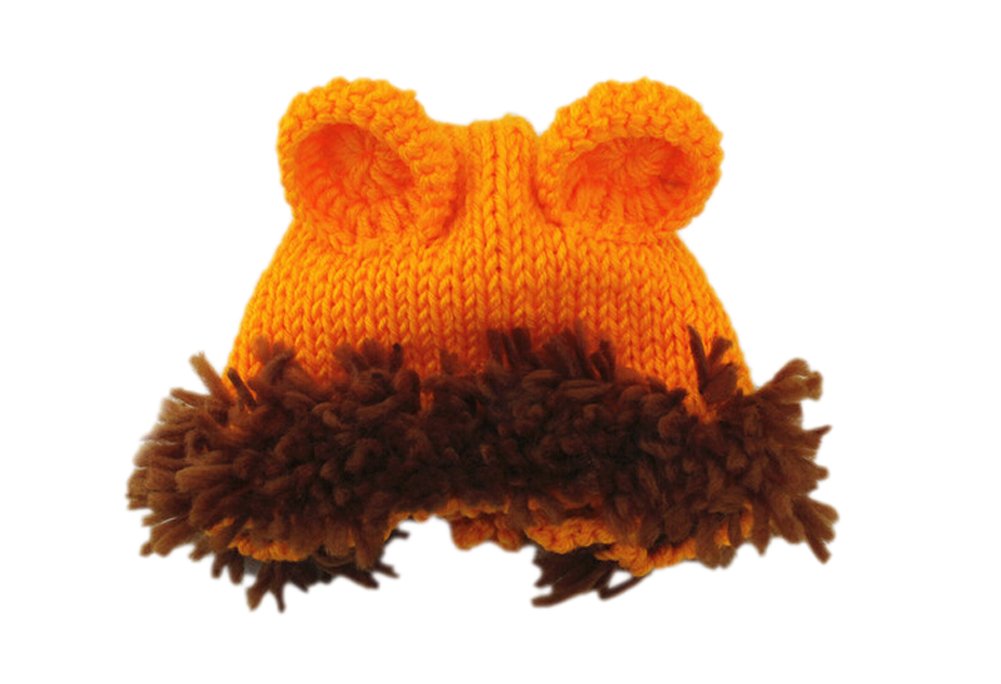DELEY Unisex Bebé León Disfraz Infantil Fotografía Crochet 0-6 Meses | Niña, Niño, Dibujo Animado, de Punto, Sombrero, Ropa, Traje, Props, Pantalones, Set