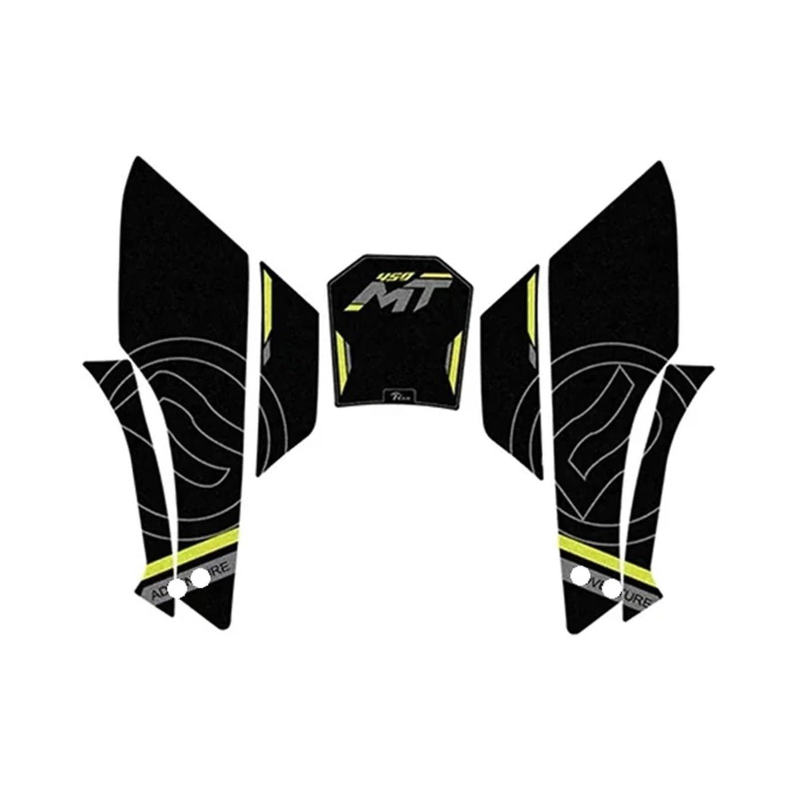 Motorcycle Side Stickers Fuel Tank Decal for CFMOTO 450 MT 450mt Tank Pad Protector Knee Pad Grip Pad Grips Stickers Tank Fuel Tanks Pads