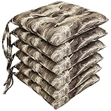 MENKËLL Set 6 Cuscini Sedia da Cucina in Cotone - Cuscini Coprisedia Universali 40x40 cm -...