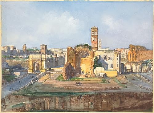 Affiche Forum Romain Ippolito Caffi : donnez un air de voyage italien à votre chambre 60x90cm