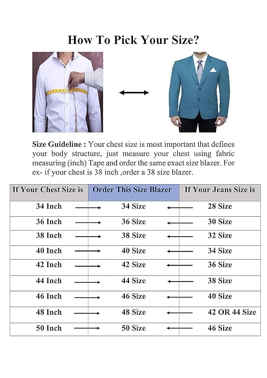 RISANI Men's Regular Fit Two Piece Wedding Bandhgala Jodhpuri Prince Suit (Blue)-44 3