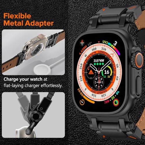 Image of KADES Rugged TPU Sport Band for Apple Watch Ultra 3 /2 /1 49mm, Metal Connectors for Apple Watch Series 11 /10 /SE3 46mm Series 9 /8 /SE2 /7 /6 /SE /5 /4 /3 /2 /1 45mm /44mm /42mm