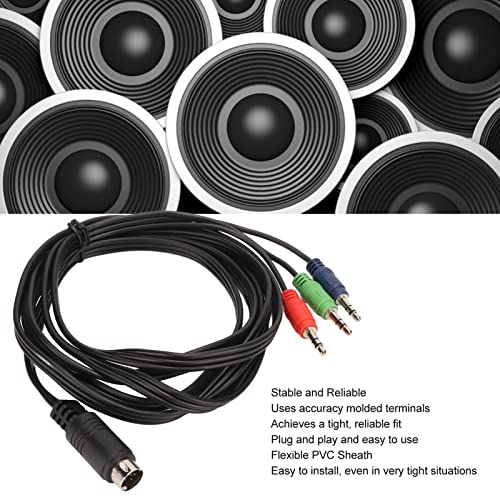 Cable Mini DIN a Jack 3.5mm 9 pines miniatura 3