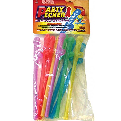 Pitillos Party Pecker 10 pack colores surtidos miniatura 2