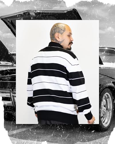 FB County Charlie Brown Striped Long Sleeve Shirt - Unisex Cotton Button Down Long Sleeve Collared Shirt3