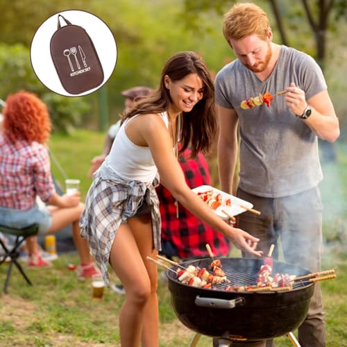 ZHYUAN Tragbare Aufbewahrungstasche für Kochgeschirr, Tasche für Camping Kochgeschirr, Tragbare Aufbewahrungstasche für Outdoor-Kochgeschirr,für Outdoor, Camping, Picknick, Bergsteigen (nur Tasche)