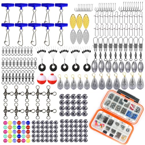Set de accesorios de pesca 254 piezas en caja miniatura 1