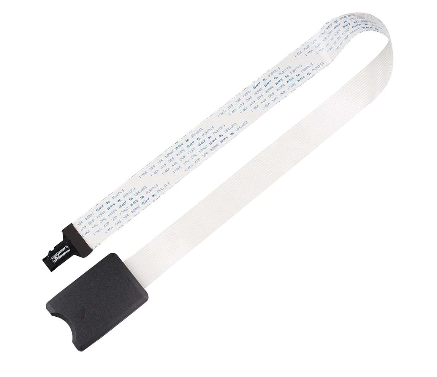Jopto 19-calowy 48 cm kabel przedłużający karty TF Micro SD na kartę pamięci TF elastyczny przedłużacz konwerter do SD RS-MMC SDHC MMC samochód GPS mini drukarka 3D Raspberry Pi DVD DVR ekran LED