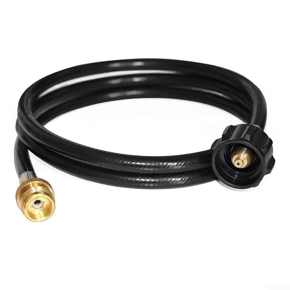 4FT Adapter Hose LP Tank 1lb to 20lb Converter for QCC1 Type1 Gas Grill, Camping Stove, Lantern and Patio Heater with Solid Brass Connection