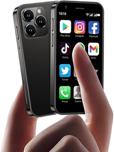 Super Mini Smartphone 4G SOYES XS16 Android 10.0 Tarjeta ultra ligera de 3 pulgadas Stundent Teléfono celular 5MP Carmera 2000mAh WiFi de tamaño de