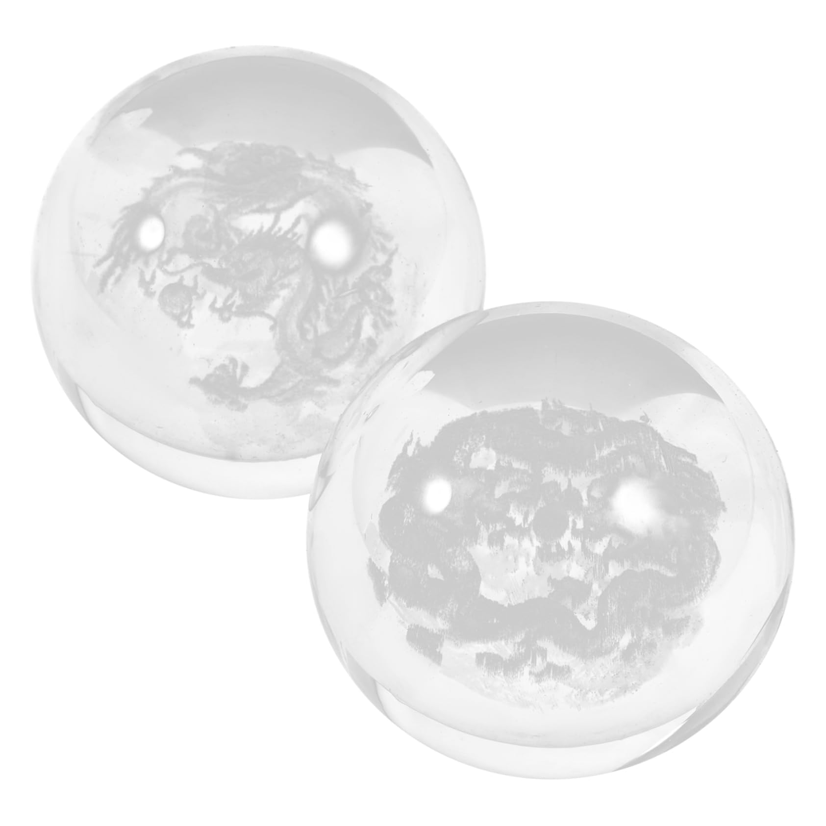 BESTYASH 5 Ensembles Balle De Massage Salle De Sport Boules De Massage Pour Le Balles Pour La Main Masseur À Bille Roulante Balles D'exercice Pour Les Doigts Un Verre 2 Pièces * 5