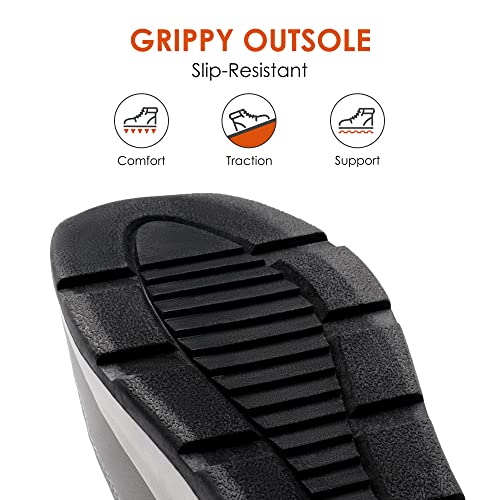 Image of DREAM PAIRS Women's Outdoor Winter Snow Boots | Women Winter Snow Boots, Faux Fur Waterproof Ankle Booties, Zaylee Ladies Slip Resistant Sole Comfortable Short Boots Outdoor